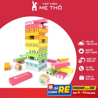 [HOT] - Bộ đồ chơi thang rút gỗ hoạt hình luyện khéo léo tay cho bé