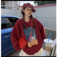 Áo hoodie nam nữ,Áo sweater nỉ nam nữ from rộng Unisex chất nỉ ngoại siêu dày dặn in hình VOI