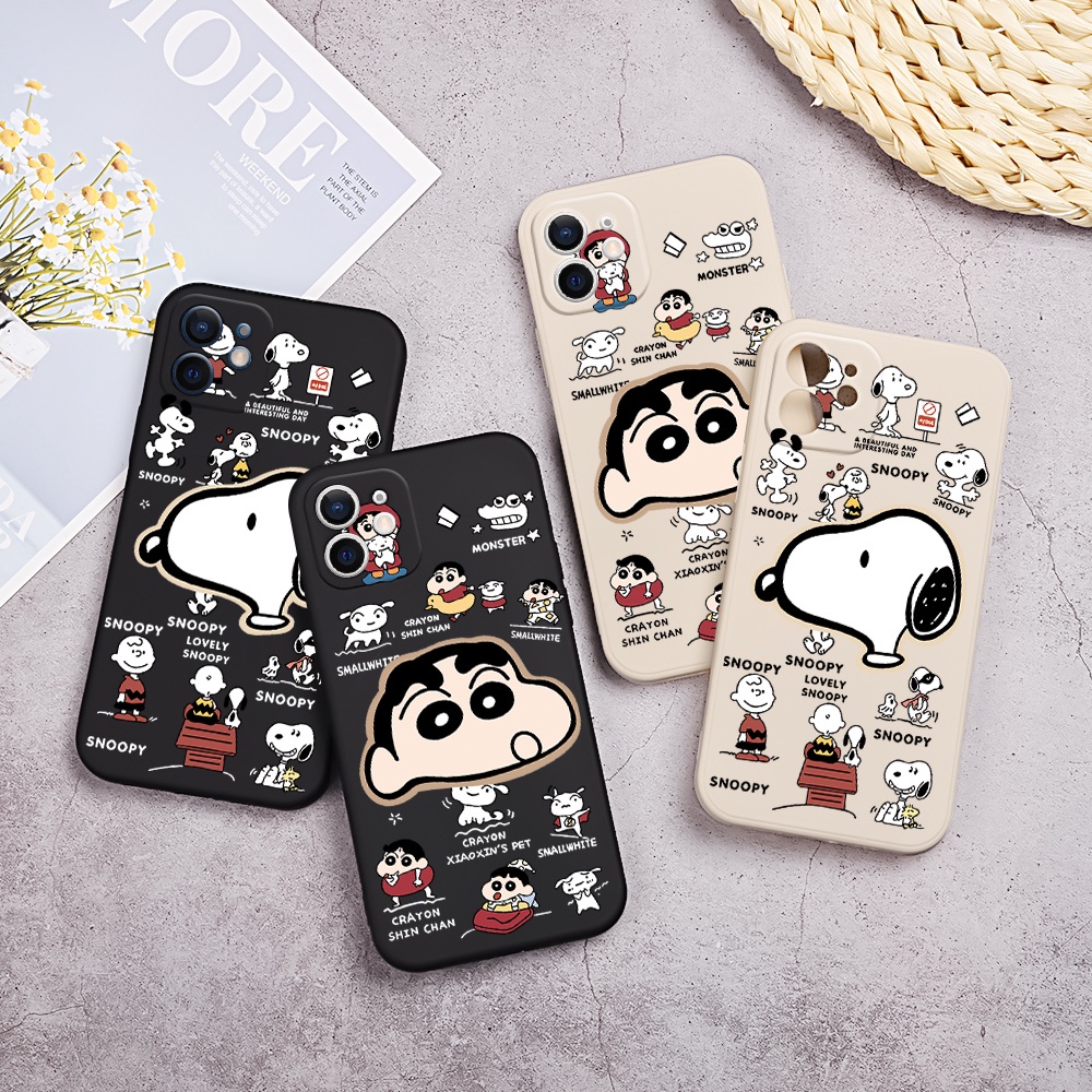 Ốp Điện Thoại In Hình Snoopy*K053 Cho iPhone 7 Plus 8 Plus iPhone XR 6 6S Plus iPhone 7 8 SE X XS MAX
