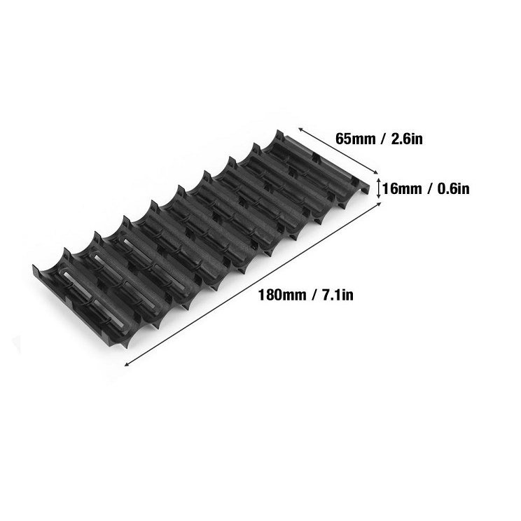 Khay ngăn cell, giữ và cố định 20 cell pin 18650, 13S - 2P lệch