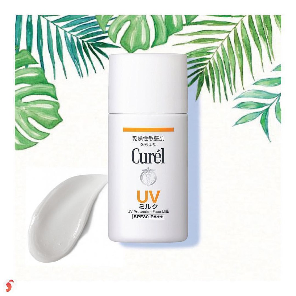 Kem Chống Nắng Dạng Sữa Curel UV Protection Face Milk SPF30