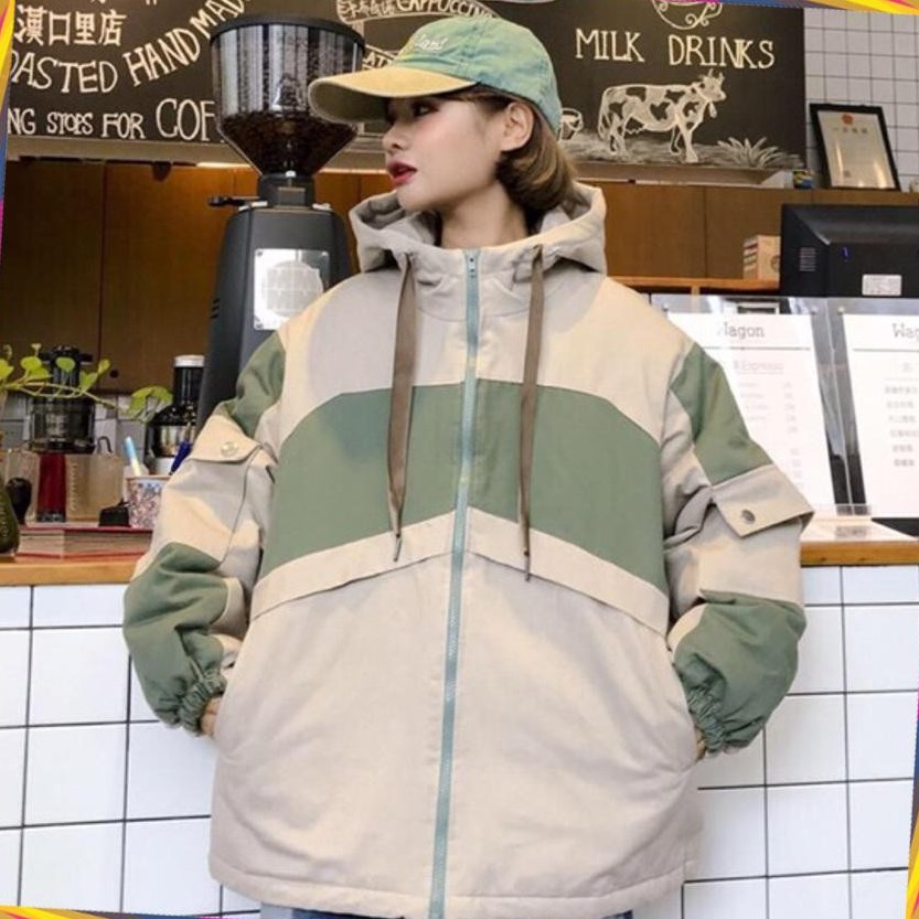 Áo khoác dù 2 lớp nữ form rộng M702 | BigBuy360 - bigbuy360.vn