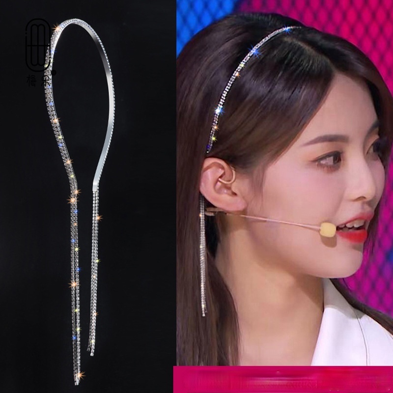 Băng Đô Cài Tóc Tua Rua Phong Cách Hàn Quốc