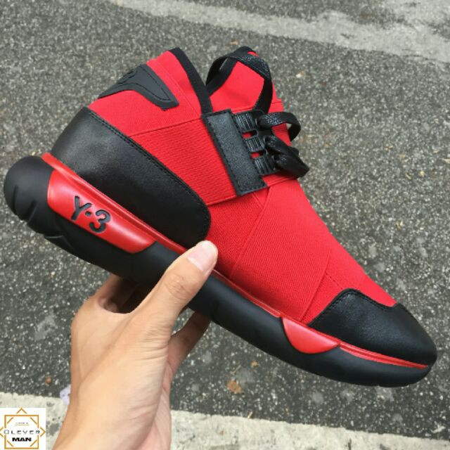 GIẦY đẹp (ẢNH CHI TIẾT) giày thể thao Y3 QASA yohji yamamoto red black đỏ đen giá tốt 2020 : hot