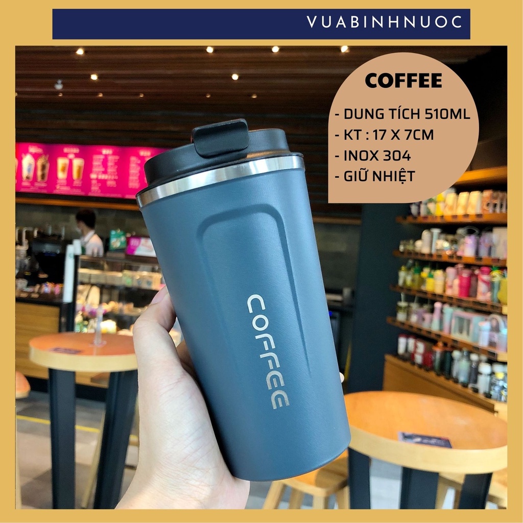 Bình giữ nhiệt, ly giữ nhiệt Coffee cách nhiệt cao cấp