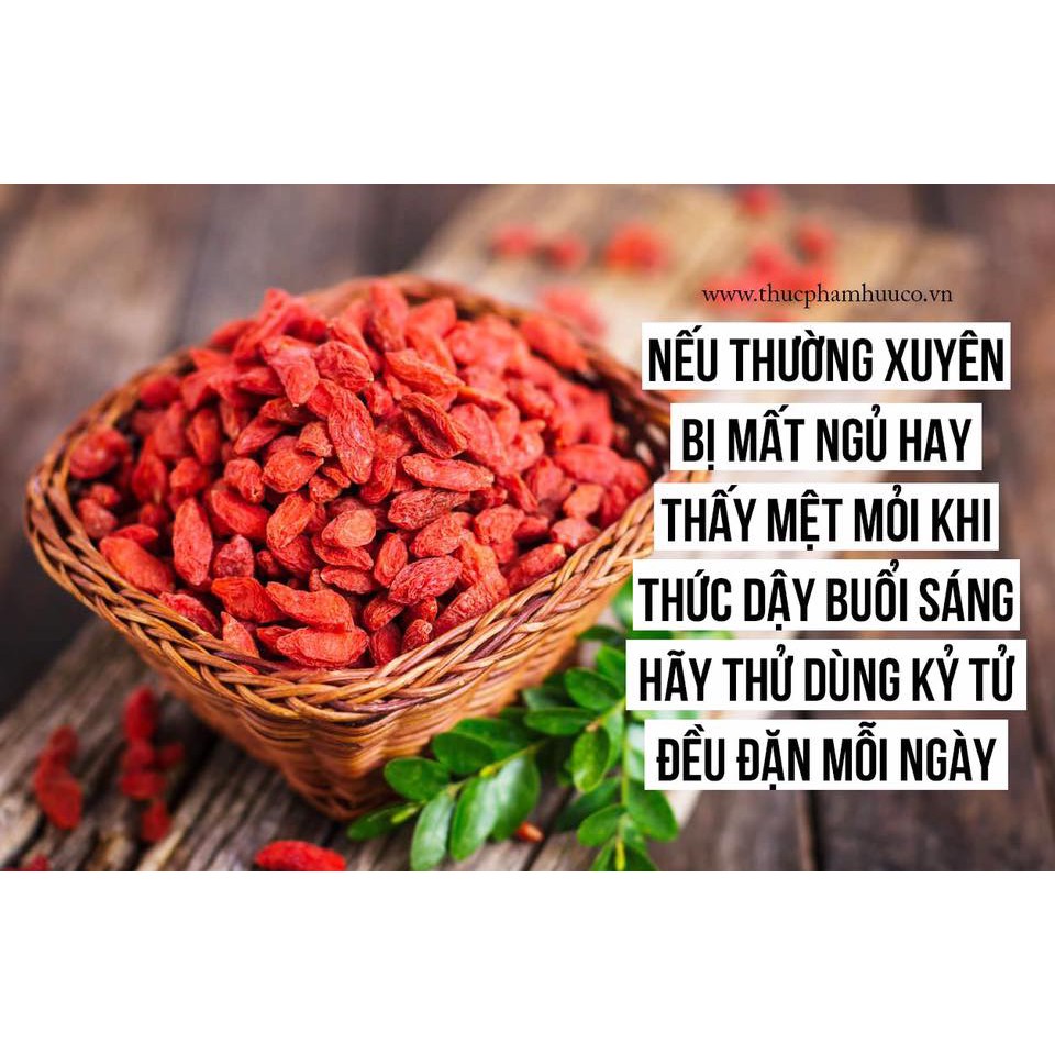 Kỷ Tử Khô  Ninh Hạ 100g - loại ngon -là loại nhân sâm đích thực