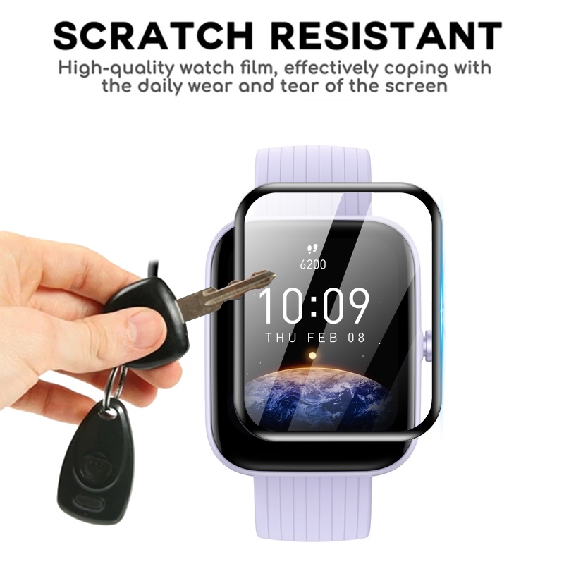 Kính Cường Lực 9D Bảo Vệ Màn Hình Cho Huami Amazfit Bip U Pro Bip 3Pro Bip 3 Bip S Lite Bip Lite