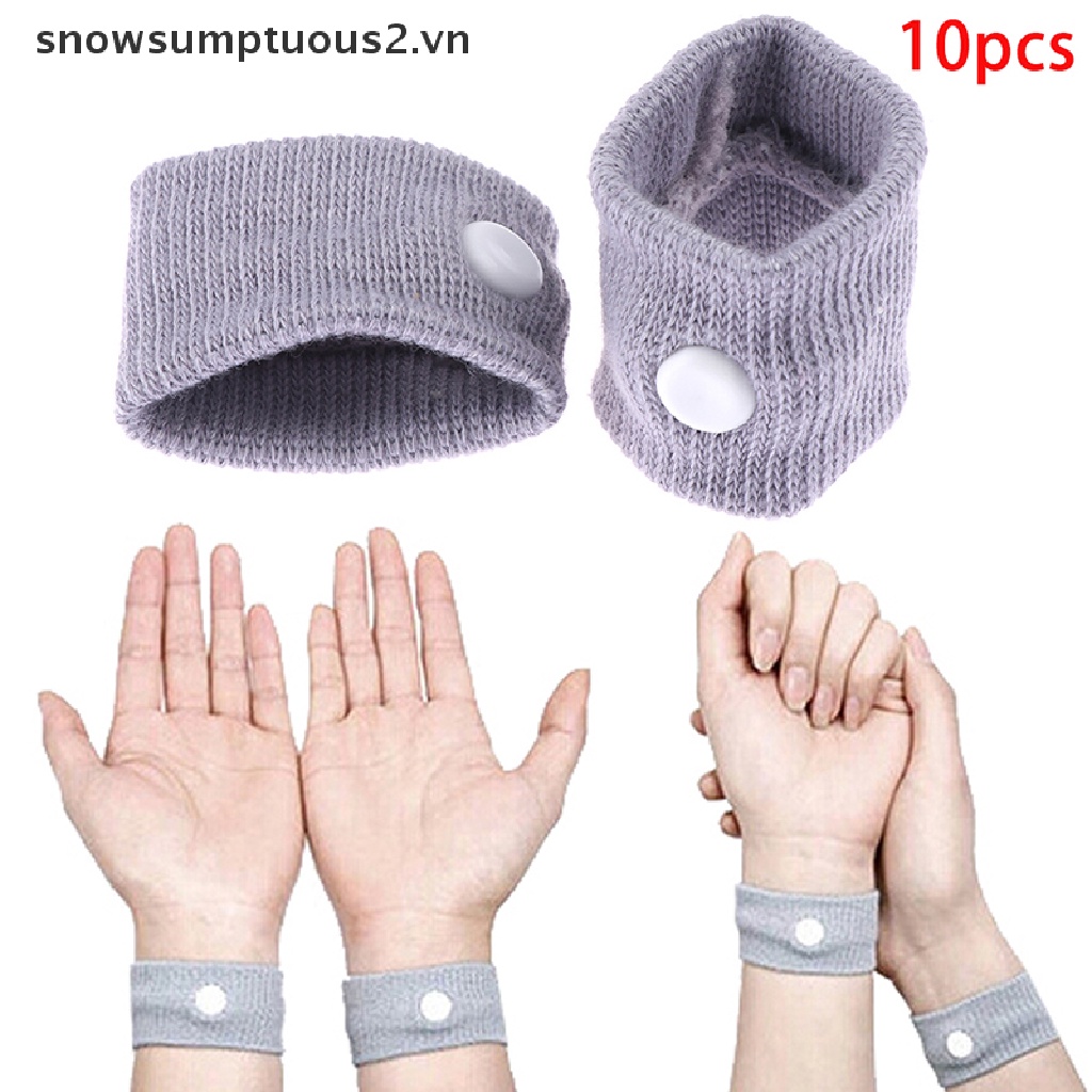 [Hàng mới về] Set 5 cặp băng quấn cổ tay chống say xe khi đi du lịch