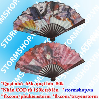 quạt Vải lớn 80k nhỏ 65k