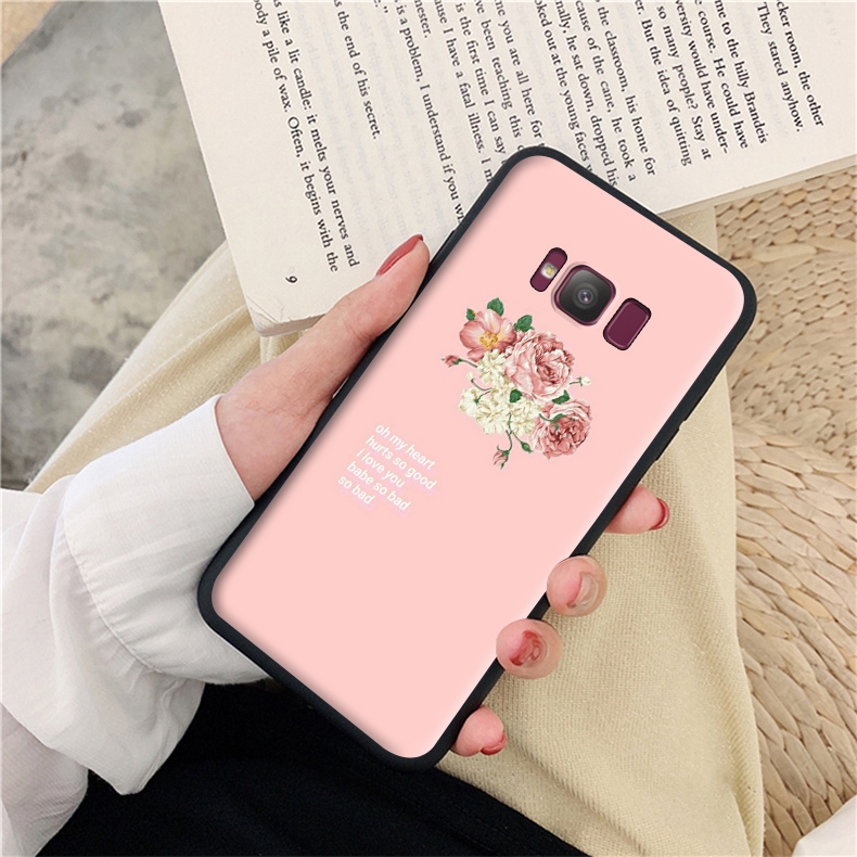 Ốp Điện Thoại Tpu Mềm Hình Lời Bài Hát Cho Samsung S7 Edge S8 S9 S10 Plus