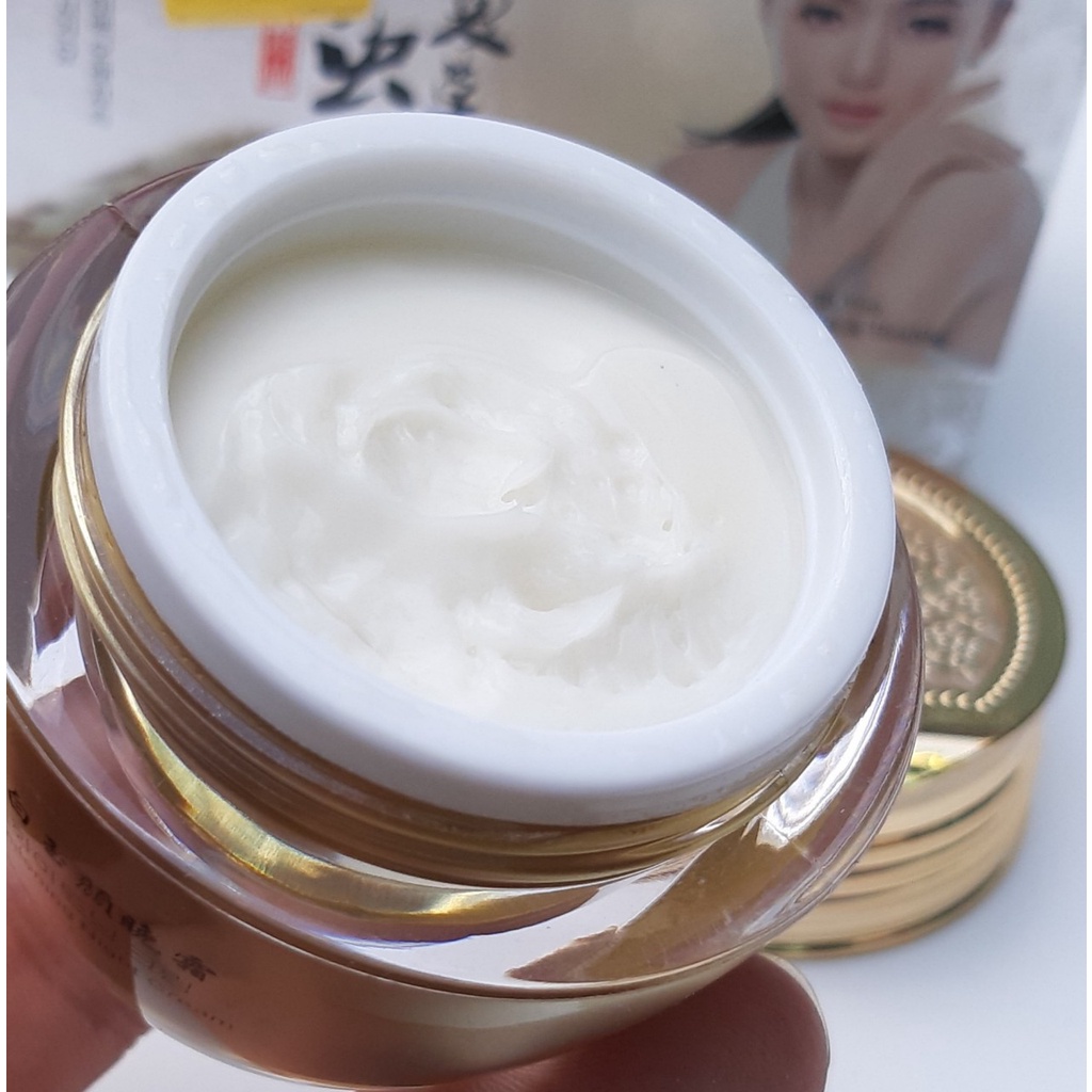 Kem nám Trắng Da HuaYueNon Đông Trung Hạ Thảo - Linh Chi, Ngoc Trai Collagen