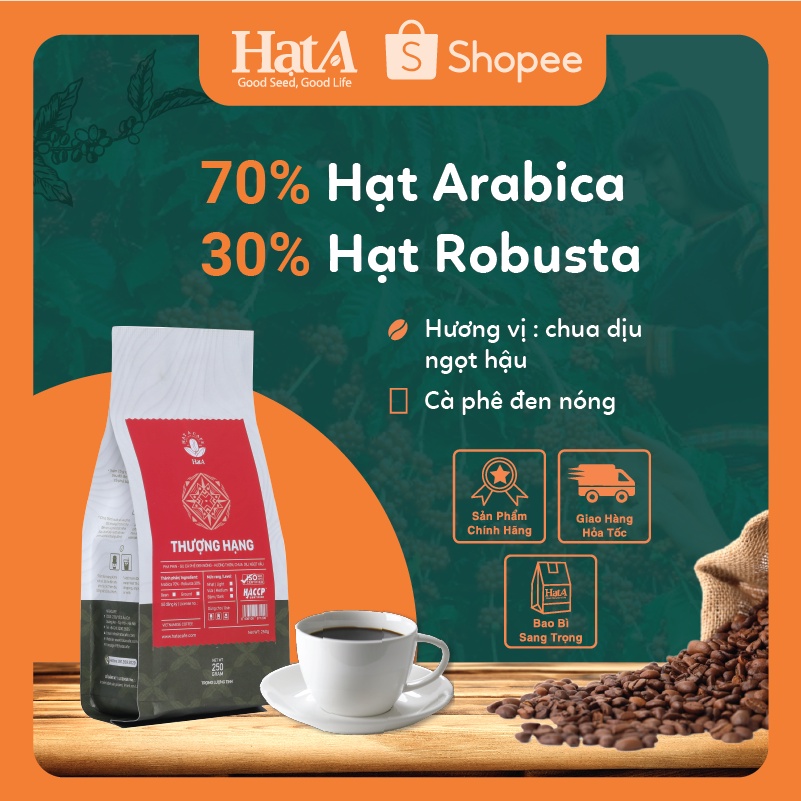 Cà Phê Arabica Nguyên Chất Dòng Thượng Hạng Hạt A Rang Mộc Hậu Vị Ngọt Thơm - Pha Máy, Pha Phin, Pha Cold Brew