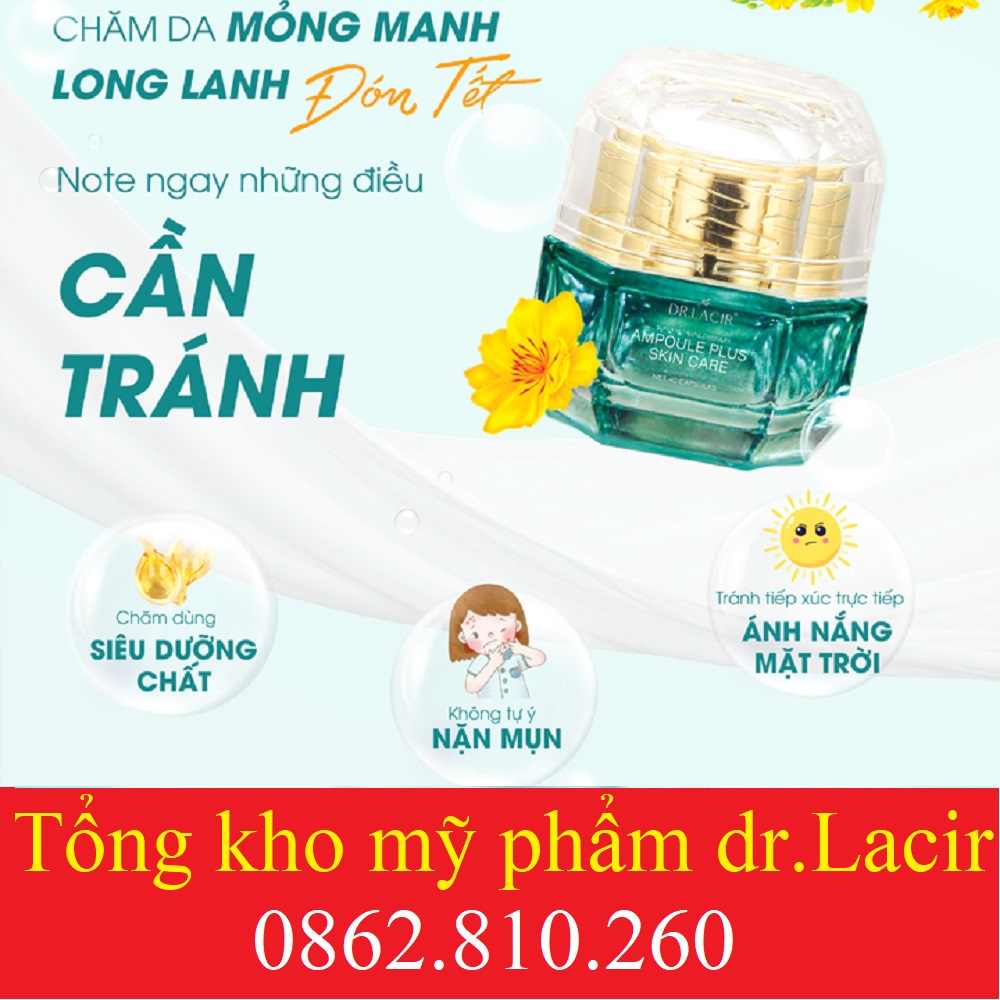 Viên Siêu Dưỡng Chất Drlacir DR LACIR ,Hộp 20 viên,Cải thiện làn da, cung cấp dưỡng chất phục hồi SUPER NUTRIENT CAPSULE