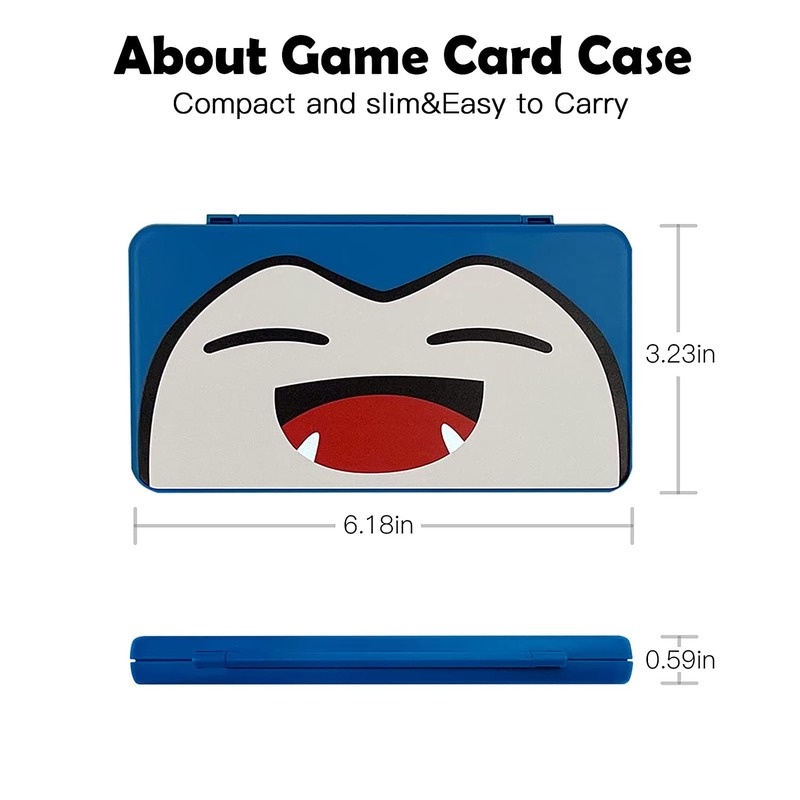 Hộp Đựng Máy Chơi Game Nintendo Switch OLED / Lite Chứa 24 Nút Hít Nam Châm Tiện Dụng