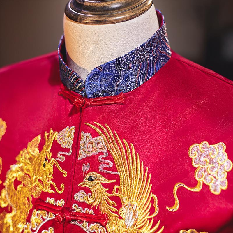 Áo Choàng Cưới Cho Chú Rể jsk3 Phong Cách Trung Hoa