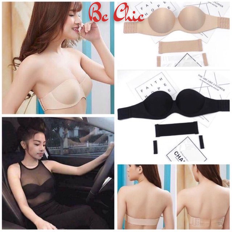 ÁO LÓT ĐÚC KHÔNG DÂY CHỐNG TỤT SANG CHẢNH 218 BC_CHIC LINGERIE