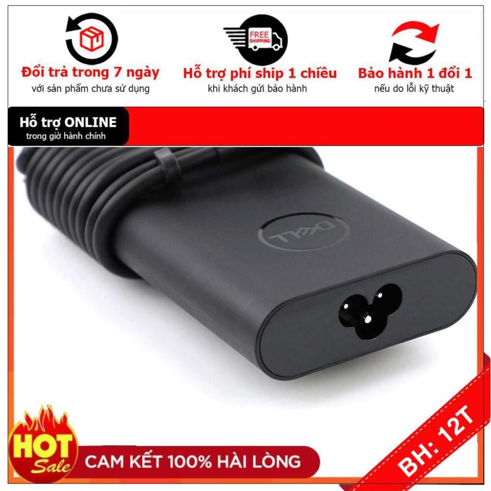 [BH12TH] 🎁 Sạc Adapter laptop Dell xps 15 9550 9560 9570 9580 DA130PM130 130W 19.5V 6.67A Oval Chân Kim nhỏ