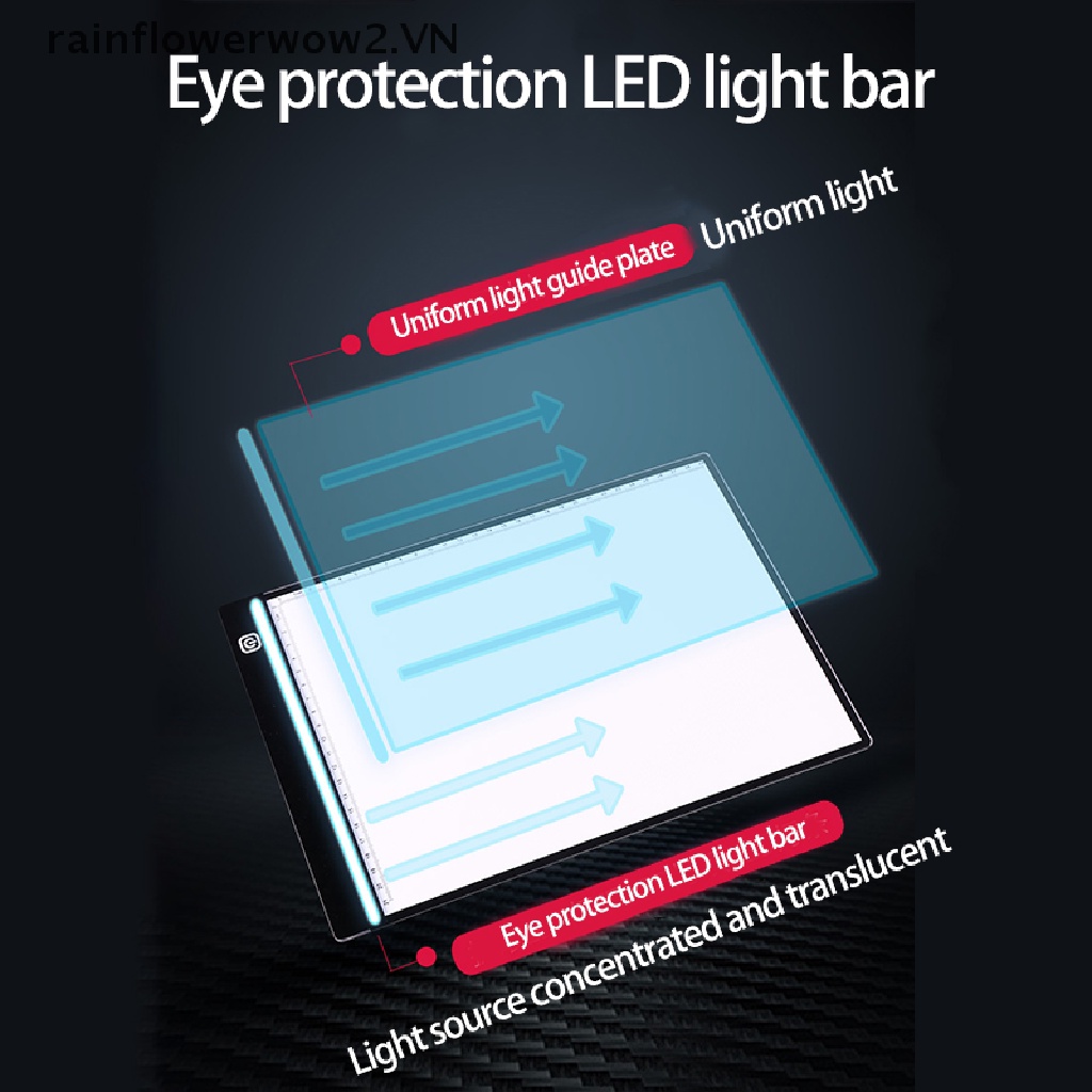 Bảng Vẽ Đèn LED Nghệ Thuật Khổ A5 USB