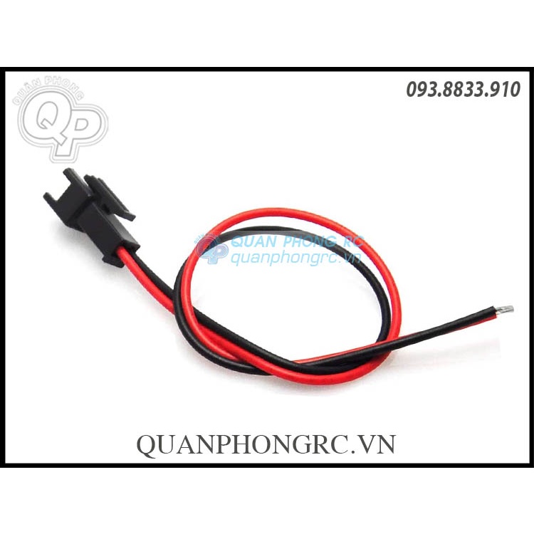 Dây Nối Silicone 22AWG JST SM 2 Pin 10cm ( 2 sợi )