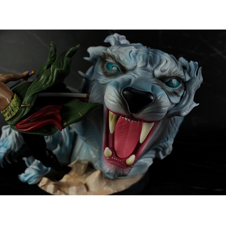 Mô Hình One Piece - Mô Hình Figure Zoro GK Resin Hổ Trắng