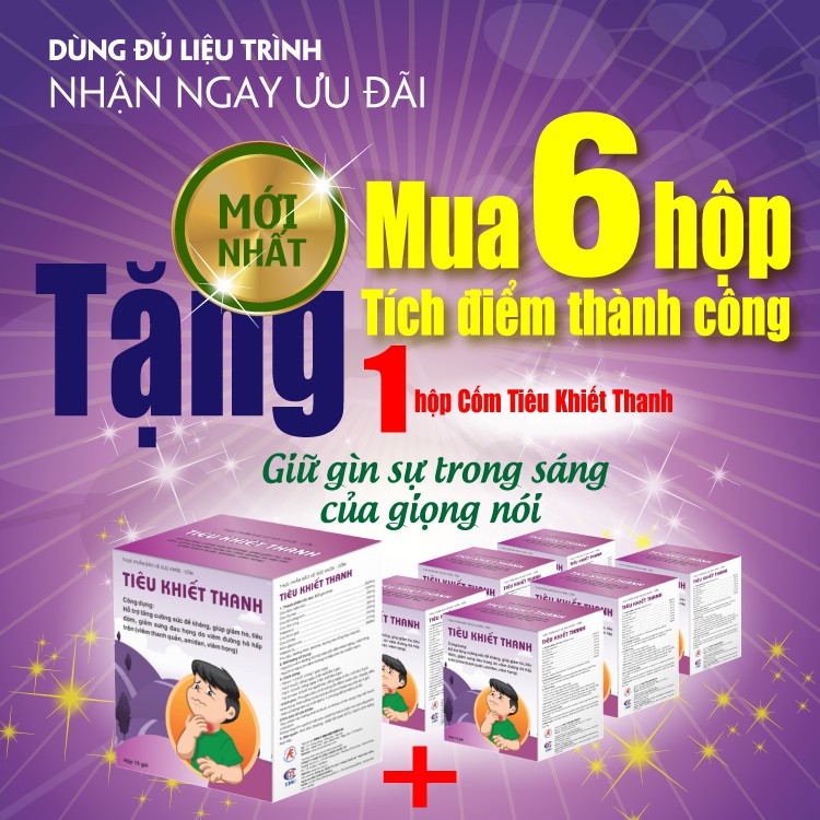 ✅ [KÈM QUÀ] Cốm Tiêu Khiết Thanh – Giảm ho, tiêu đờm, sưng họng, viêm hô hấp trên, tăng cường sức đề kháng