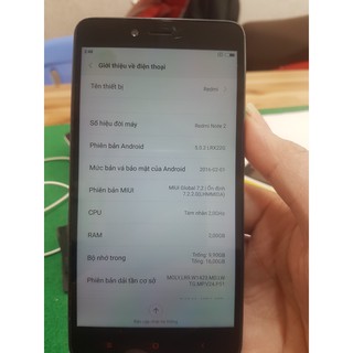 Điện thoại Redmi note 2 cũ
