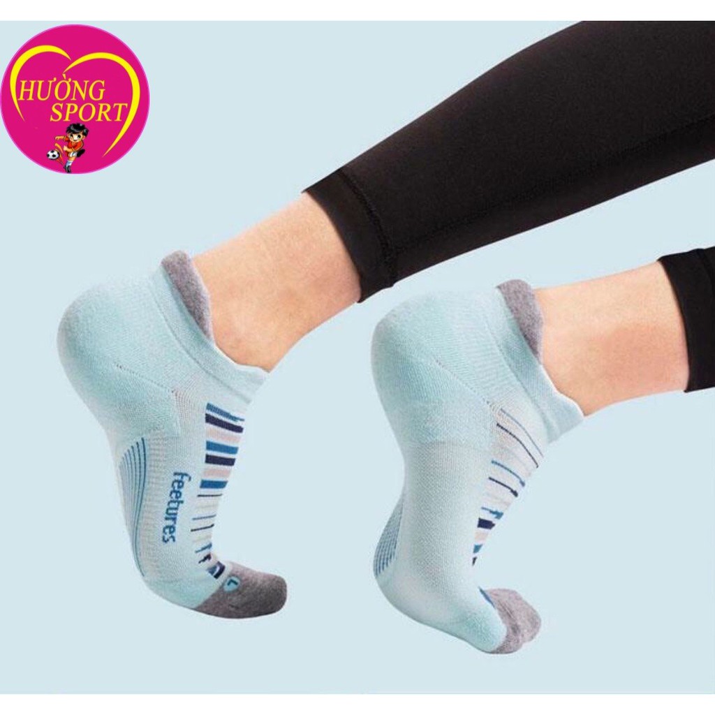 Vớ thể thao Feetures hàng xuất xin 100% cotton