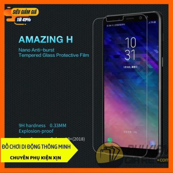 [HÀNG CHẤT] Kính cường lực Nillkin Samsung Galaxy A8 Plus/ A8+ Amazing 9H Trong suốt