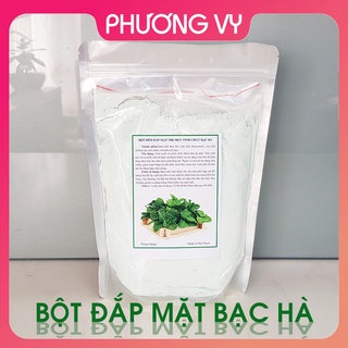1000g bột dẻo đăp mặt tinh chất bạc hà dưỡng da spa