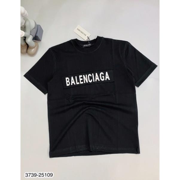 Áo phông balen cho nam nữ - Áo thun cộc tay thêu chữ đơn giản vải coton trơn siêu đẹp