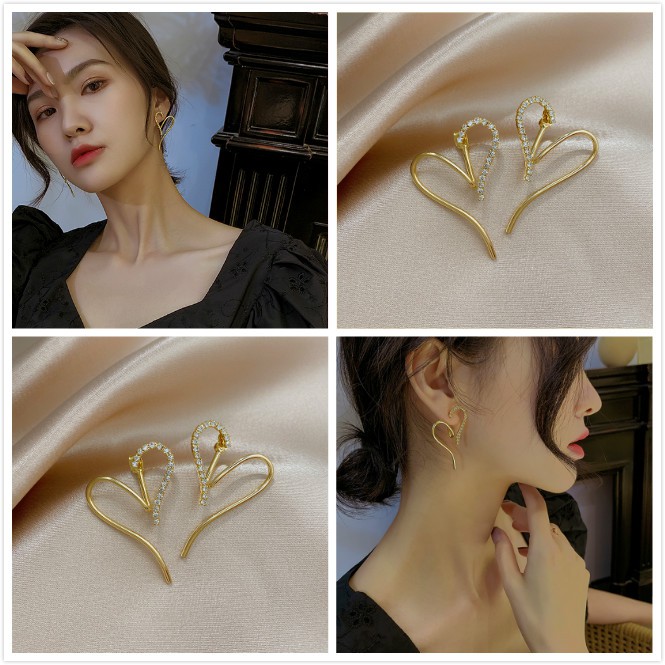 Khuyên tai nữ trang dáng dài tạo hình độc đáo