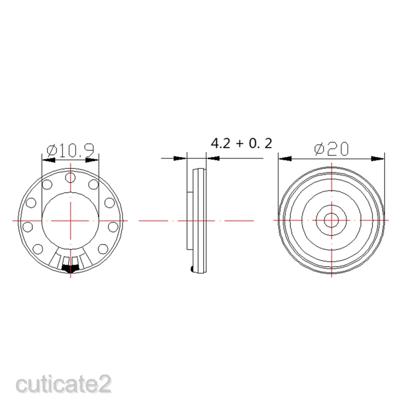 Phụ Kiện Loa Chống Thấm Nước 20mm 8ohm