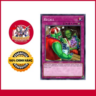 [EN][Thẻ Bài Yugioh Chính Hãng] Recall