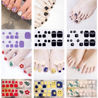 Sticker dán móng chân mẫu 1