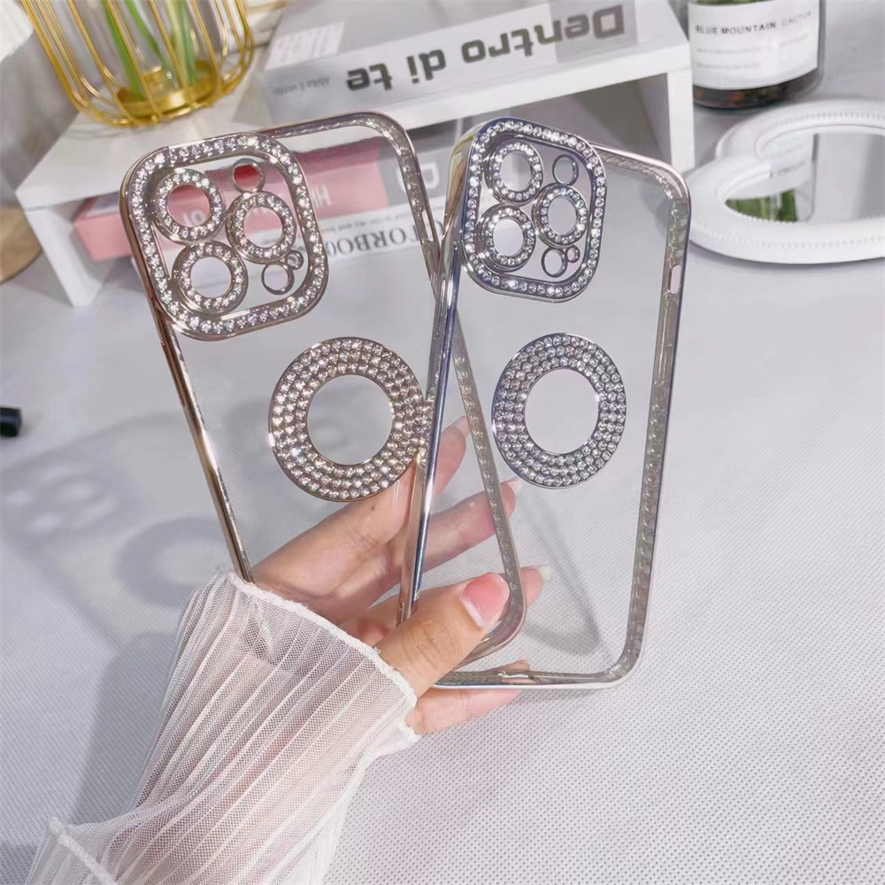 Ốp Điện Thoại Mềm Trong Suốt In LOGO Sang Trọng Cho iPhone 13 12 11 Pro Max 13 Pro 12 Pro Max