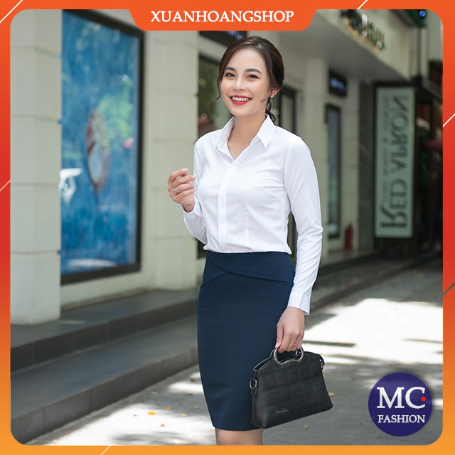 Áo Sơ Mi Trắng Nữ Kiểu Đẹp Công Sở Mc Fashion, Tay Dài, Ngắn, Cộc, Lỡ, Lửng, Size Đủ, Chất Vải Mát, A0074, A280, A0068 | BigBuy360 - bigbuy360.vn