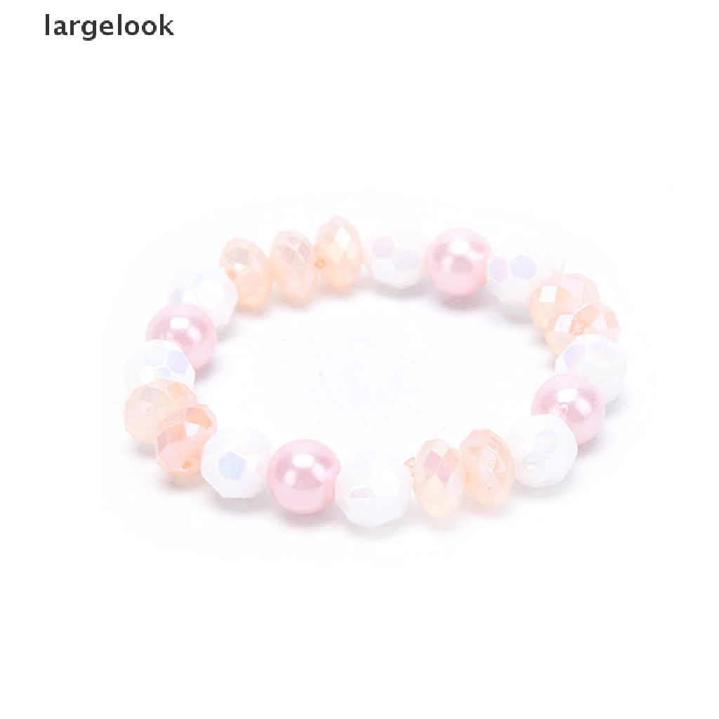 Set 2 Vòng Tay Chuỗi Hạt Đính Hoa Dễ Thương Cho Bé Gái ♨Nóng Bỏng