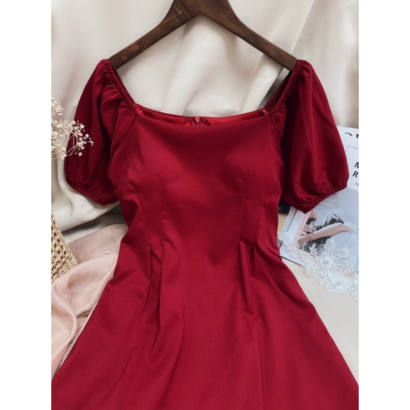 ĐẦM ĐỎ CHIẾT NHẸ EO
