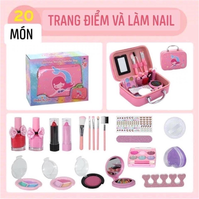 Bộ Đồ Chơi MAKE UP & NAIL trẻ em
