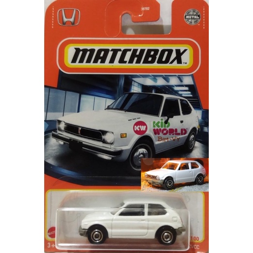 Xe mô hình Matchbox 1976 Honda CVCC GVX59.