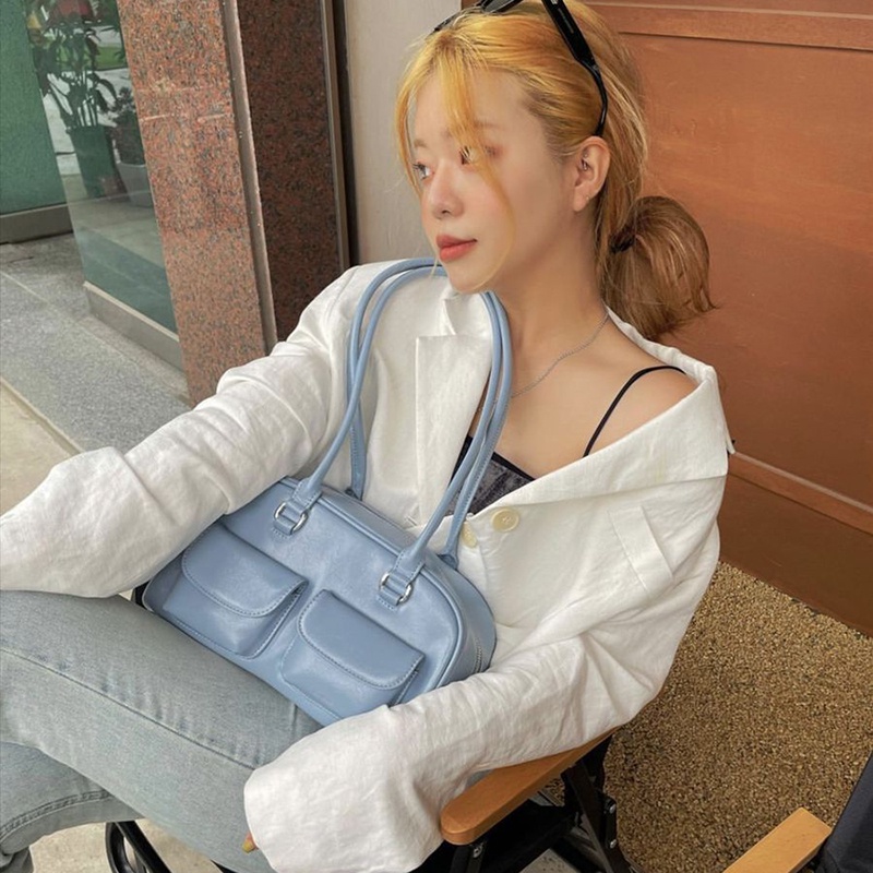 Túi đeo vai IELGY nhiều ngăn phong cách retro thời trang dành cho nữ