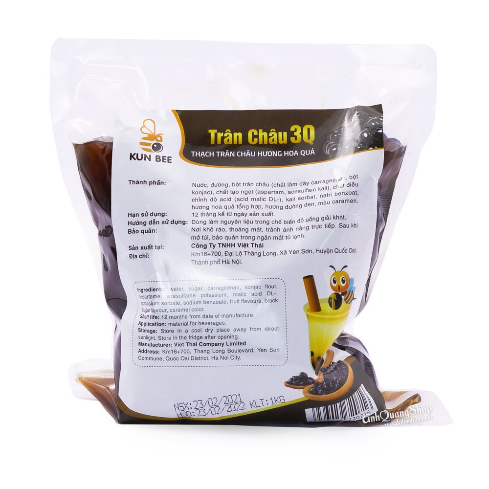 Trân châu đen 3Q Kun Bee 1kg