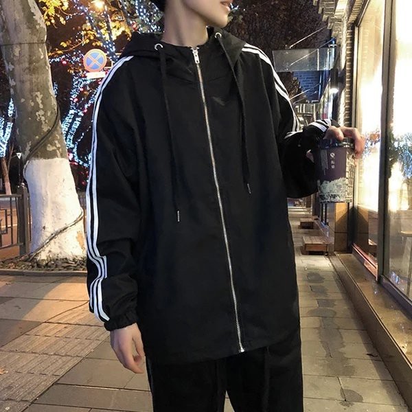 [S03] Áo khoác nam dù phối tay thêu logo - M111 | BigBuy360 - bigbuy360.vn