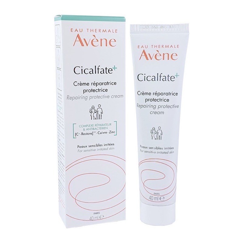 Kem Dưỡng Avene Cicalfate Phục Hồi, Dưỡng Ẩm, Làm Lành Sẹo Avene Cicalfate Restorative Skin Cream 40ml