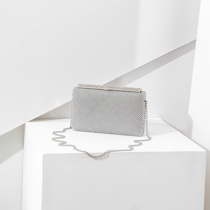 Ví Cầm Tay Đính Đá Kim Cương Thời Trang Âu Mỹ Cho Nữ 2022