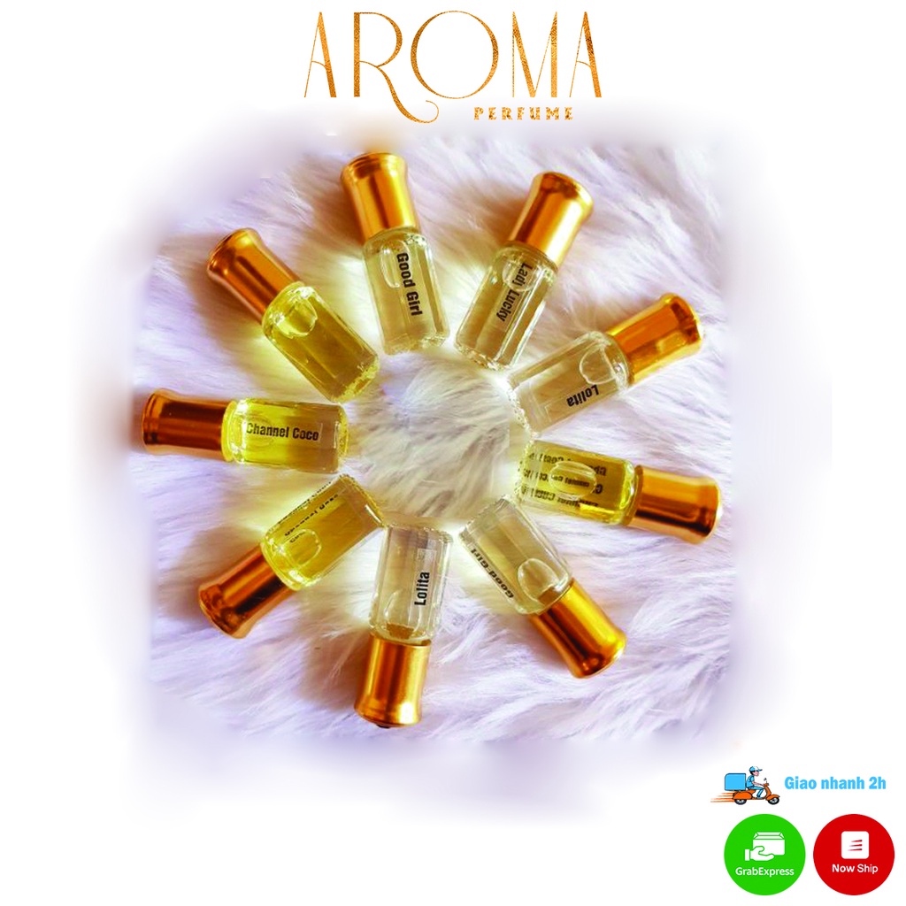 [Lưu hương 12h] Tinh dầu nước hoa Dubai lưu hương 14 tiếng - chai 3ml dạng lăn