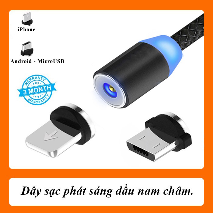 Cáp Sạc Nam Châm - Miễn Phí Ship
