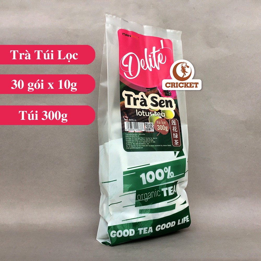Trà Sen Túi lọc Cao Cấp Delite 300g