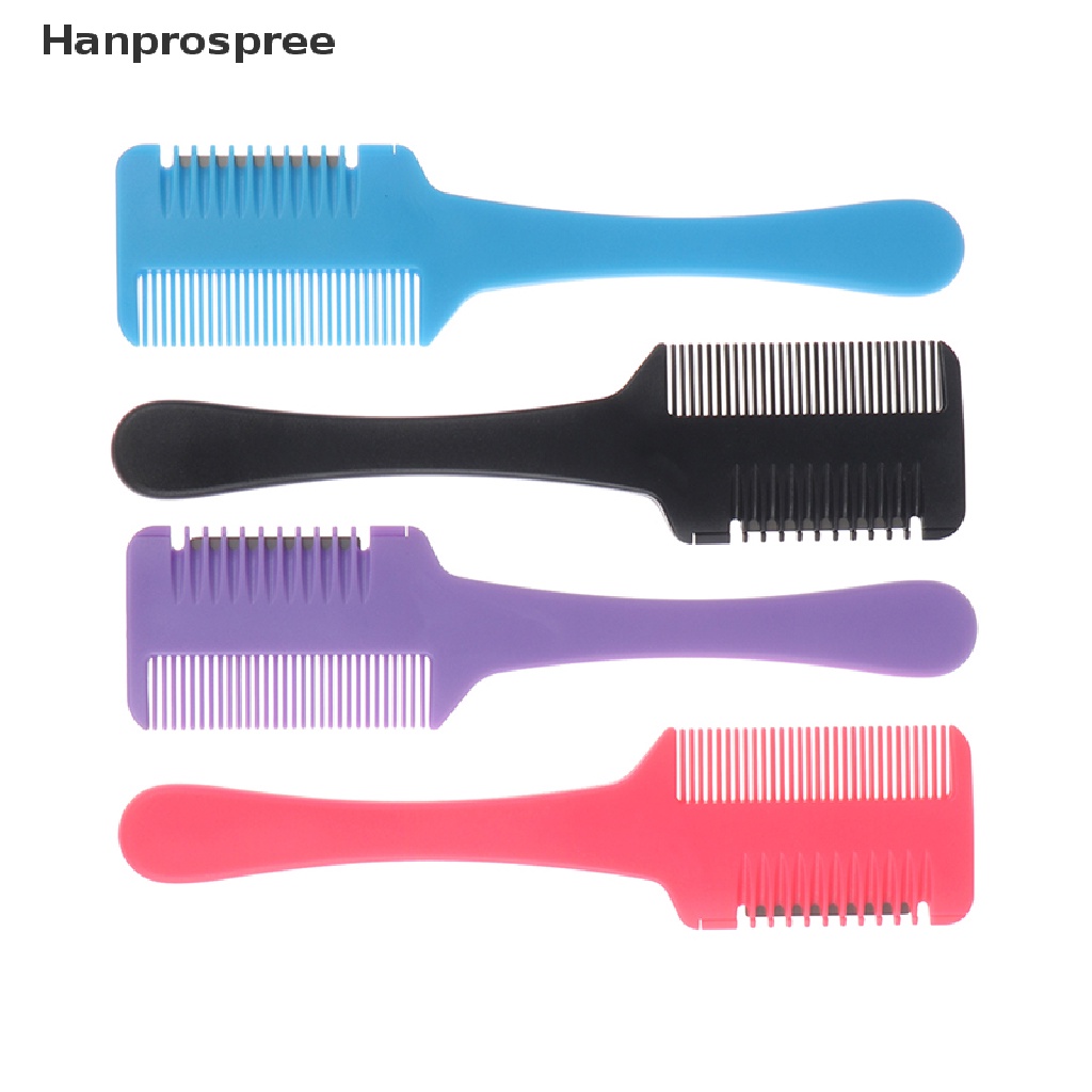 [Hàng mới về] Lược chải tóc tạo kiểu kèm lưỡi dao cạo tiện dụng