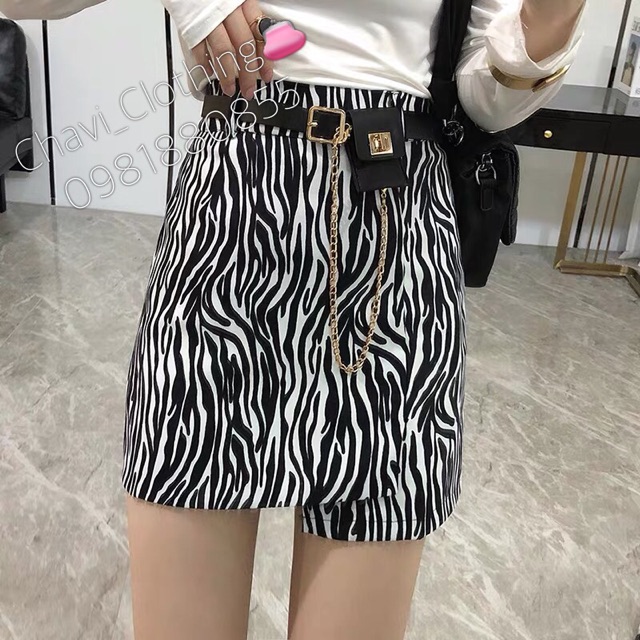 Chân váy da TẶNG KÈM ĐAI - da báo chữ A chất da lộn cao cấp tặng kèm đai và xích | BigBuy360 - bigbuy360.vn